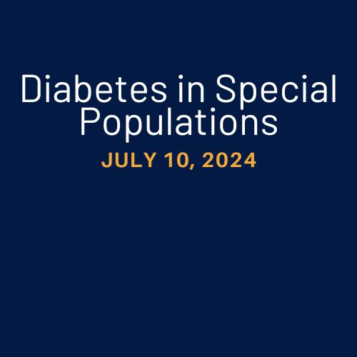 GHEP Belize: Diabetes in Special Populations - July 10, 2024 Banner